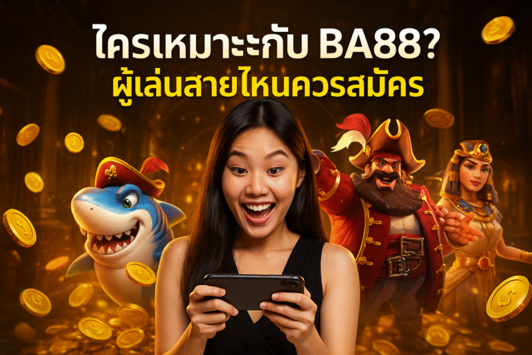 ใครเหมาะกับ BA88 ผู้เล่นสายไหนควรสมัคร
