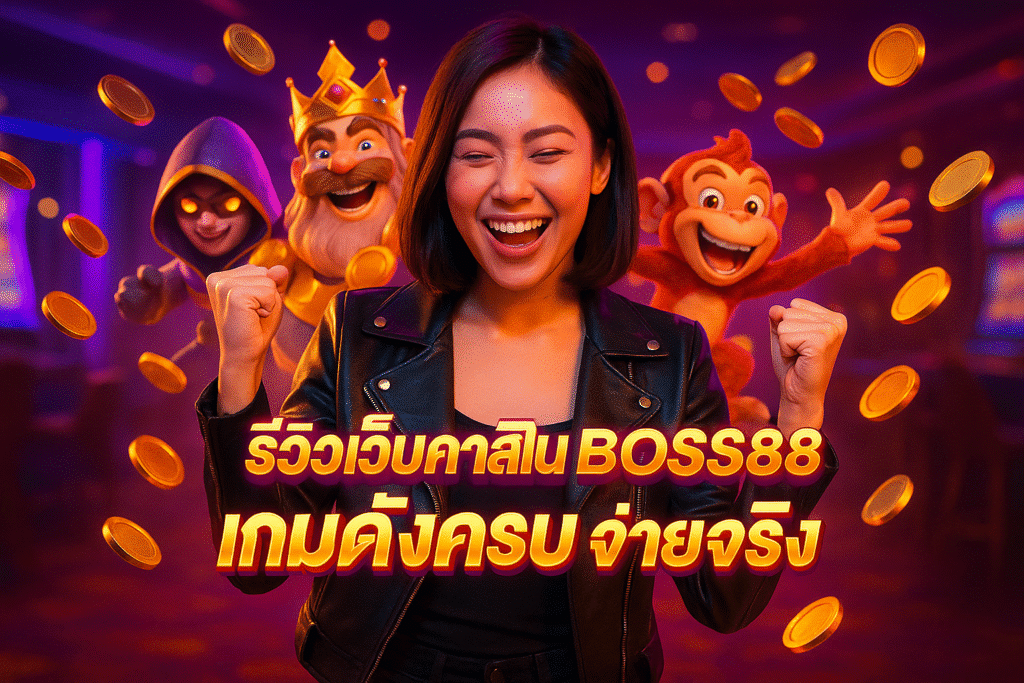 รีวิวเว็บคาสิโน BOSS88 เกมดังครบ จ่ายจริง